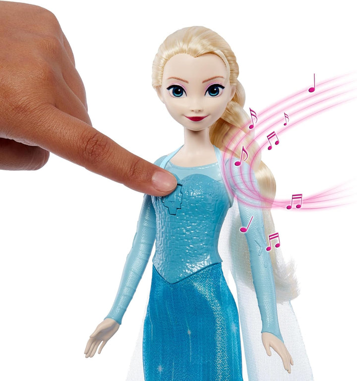 Disney Die Eiskönigin Elsa Puppe, Die Eiskönigin Puppe, kämmbare blonde Haare, beweglich, ausziehbar