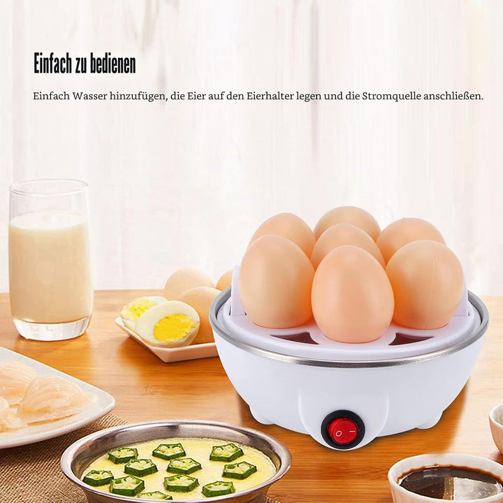 Elektrischer Eierkocher Multifunktionaler Mini-Eierkocher Dampfgarer Wilderer für den Küchengebrauch