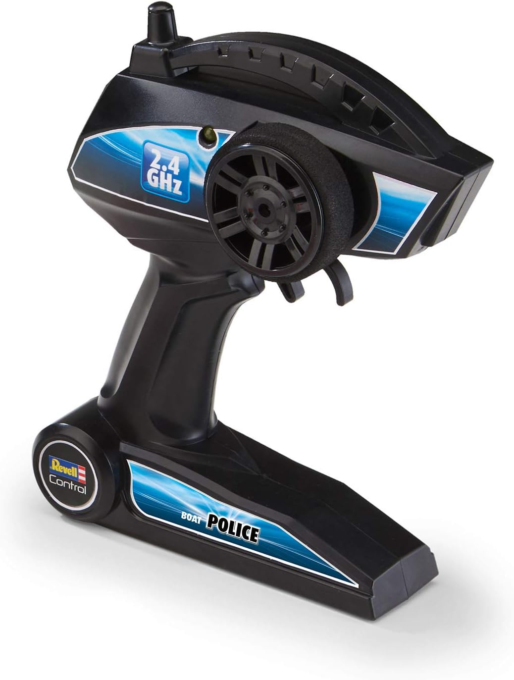 Revell Control 24138 RC Polizeiboot, mit wasserdichter Elektronik und integriertem LI-Ion-Akku Koffe