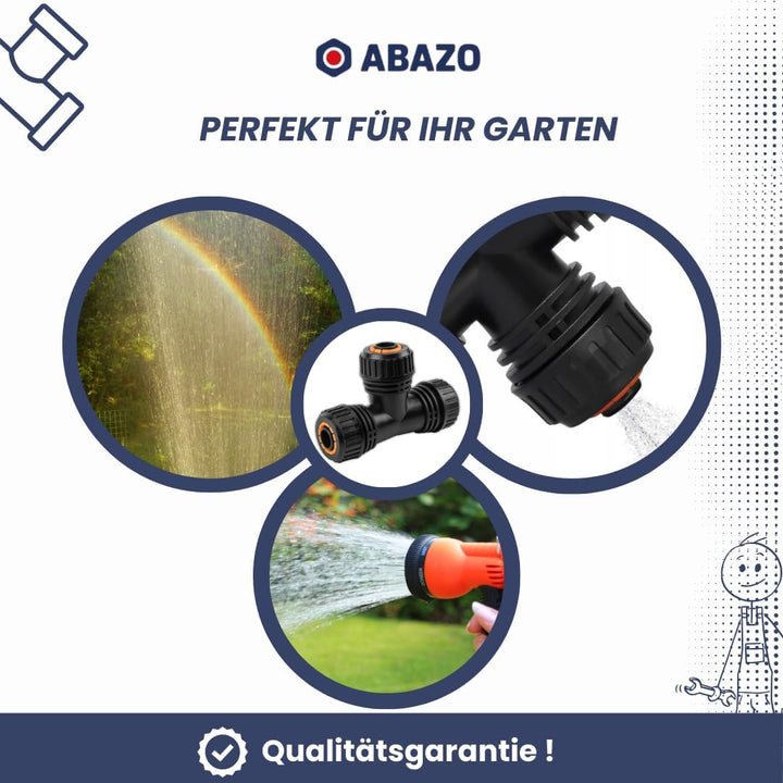 Anschluss für Gartenschlauch, Kupplung, Schlauchverbinder, Kompatibel mit Gardena Schlauchtrommel, B