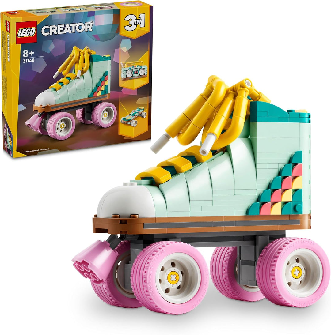 LEGO Creator 3in1 Rollschuh Spielzeug für Mädchen und Jungen &amp; Creator 3in1 Retro Kamera Spielzeug m