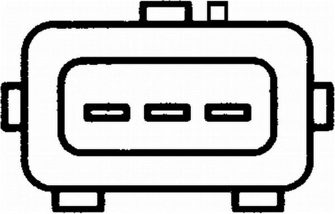 HELLA 6PX 008 476-331 Sensor, Drosselklappenstellung - 12V - 3-polig - Steckergehäuseform: rechtecki
