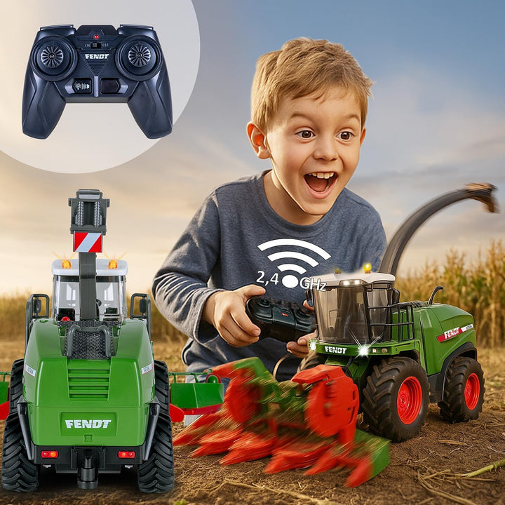 JAMARA 405315 Fendt Katana Feldhäcksler RC 1:24S - Traktor Fendt Spielzeug, Ferngesteuert RC Traktor