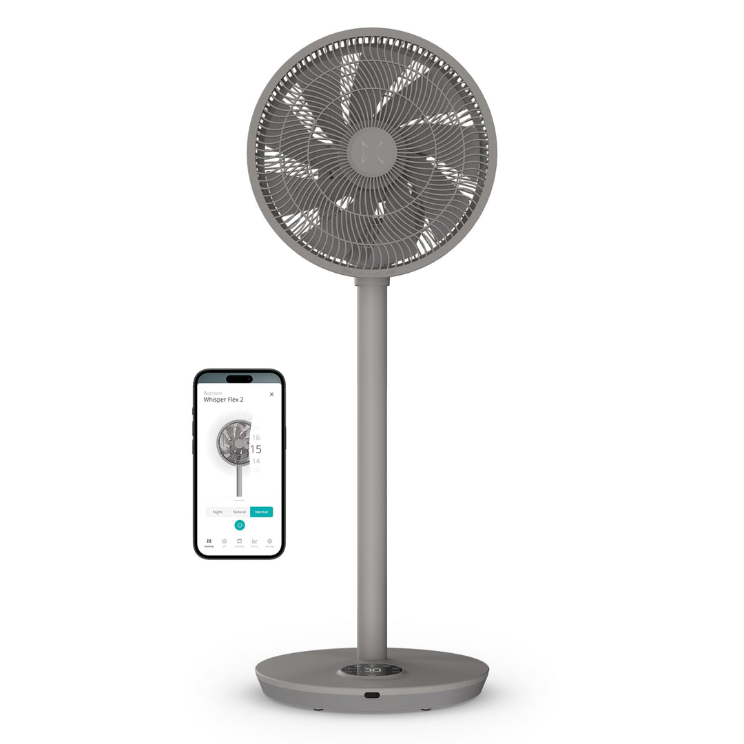Duux Whisper Flex 2 Smart Ventilator – Flüsterleise 13 dB – Nachtmodus & Timer – Höhenverstellbar (5