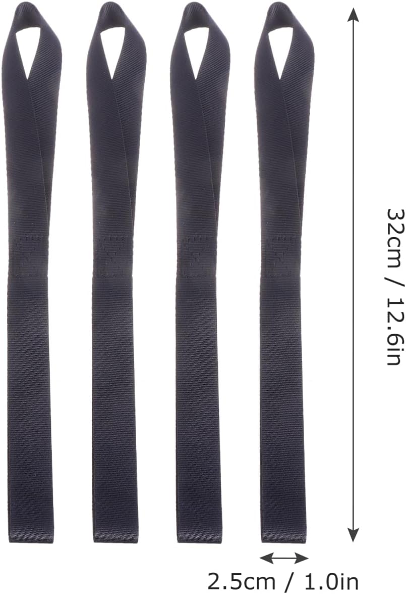 8 Stück Schlaufen Spanngurte aus Nylon 46cm Sicherheits Zurrgurte mit Hoher Bruchfestigkeit Kratzsch