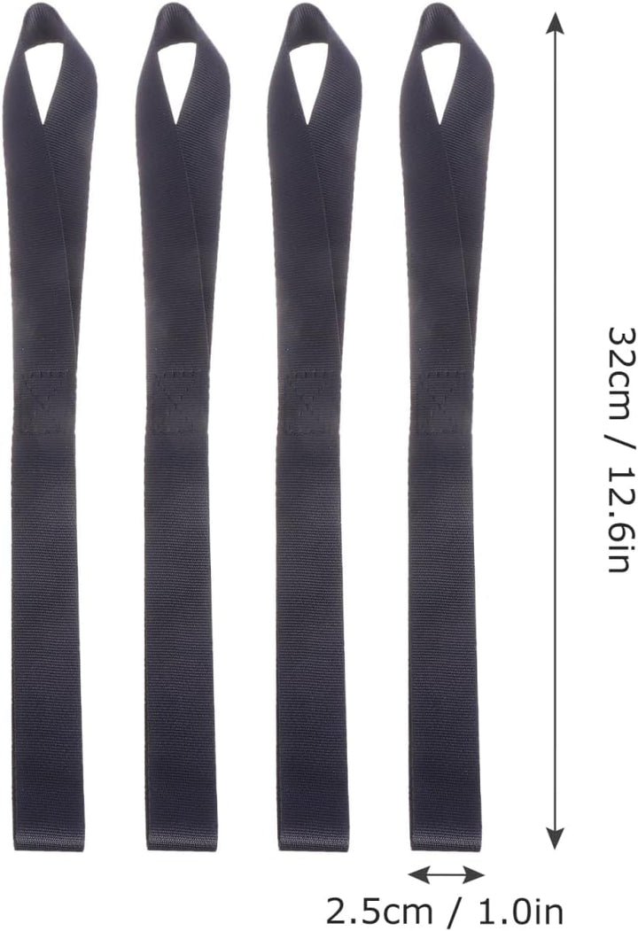 8 Stück Schlaufen Spanngurte aus Nylon 46cm Sicherheits Zurrgurte mit Hoher Bruchfestigkeit Kratzsch