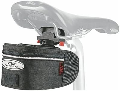 Norco Fahrradtasche Ottawa Satteltasche Midi, Schwarz, 10 x 8 x 15 cm, 0.6 Liter, 0230F