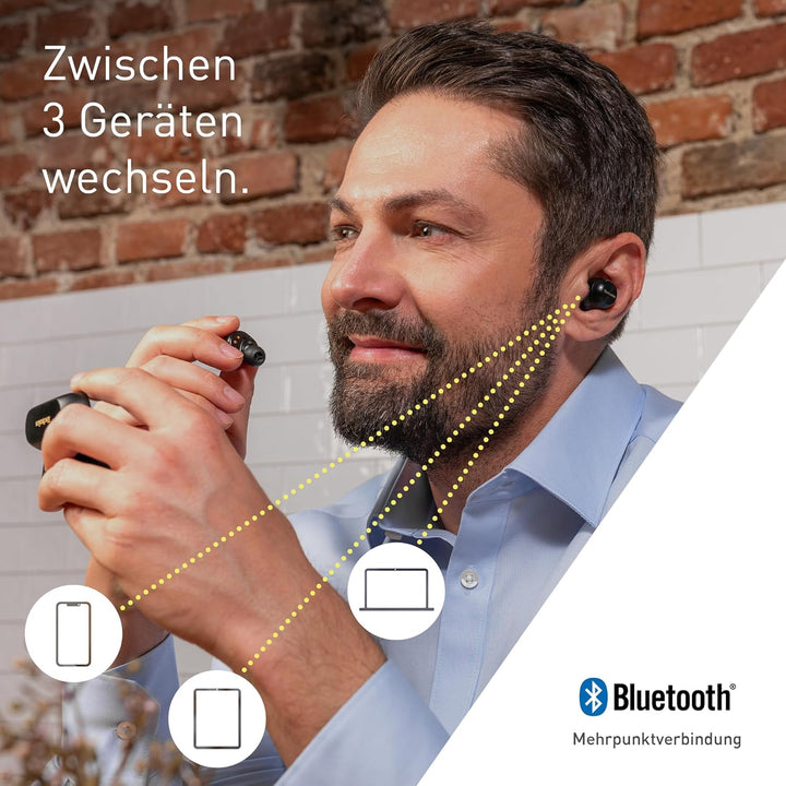 Technics EAH-AZ100E-S Kabellose Kopfhörer mit Geräuschunterdrückung, Bequeme In-Ear-Kopfhörer, Multi