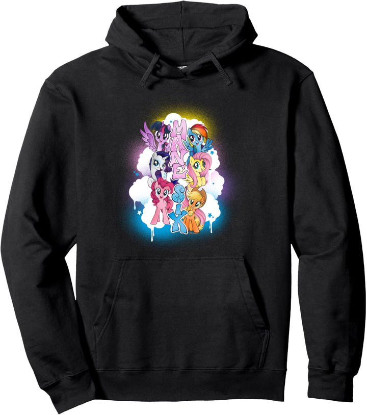 My Little Pony Mane Six Rainbow Dash Pinkie Pie Pullover Hoodie