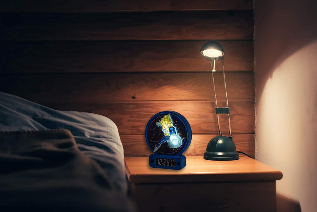 Teknofun 811350 Ball Z Alarm Clock & Lampe Vegeta Blau