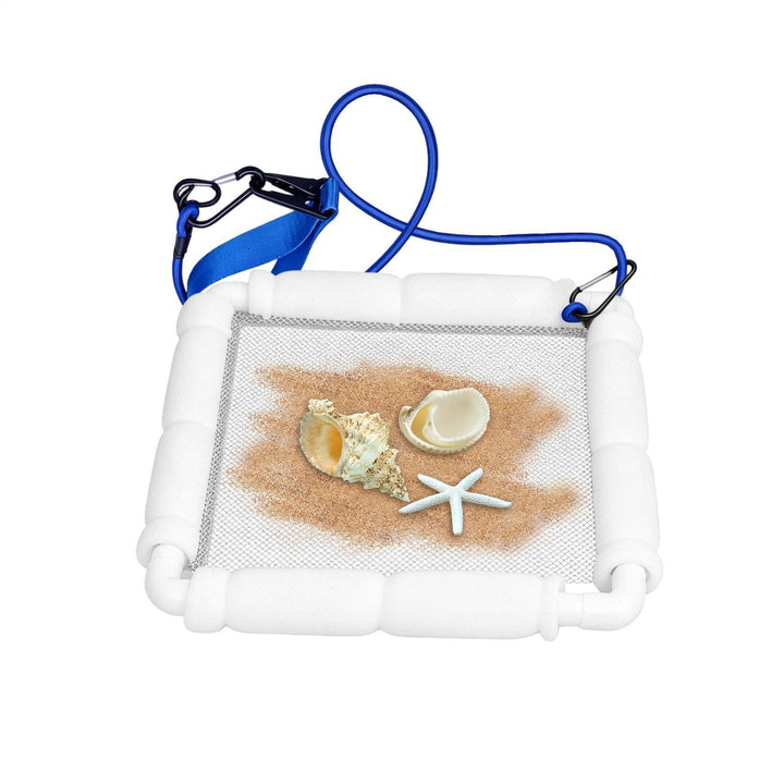 Shark Teeth Sifter for Beach Floating Screen with Wrist Strap | Muschelsieb für Garten, Meer, Ufer,