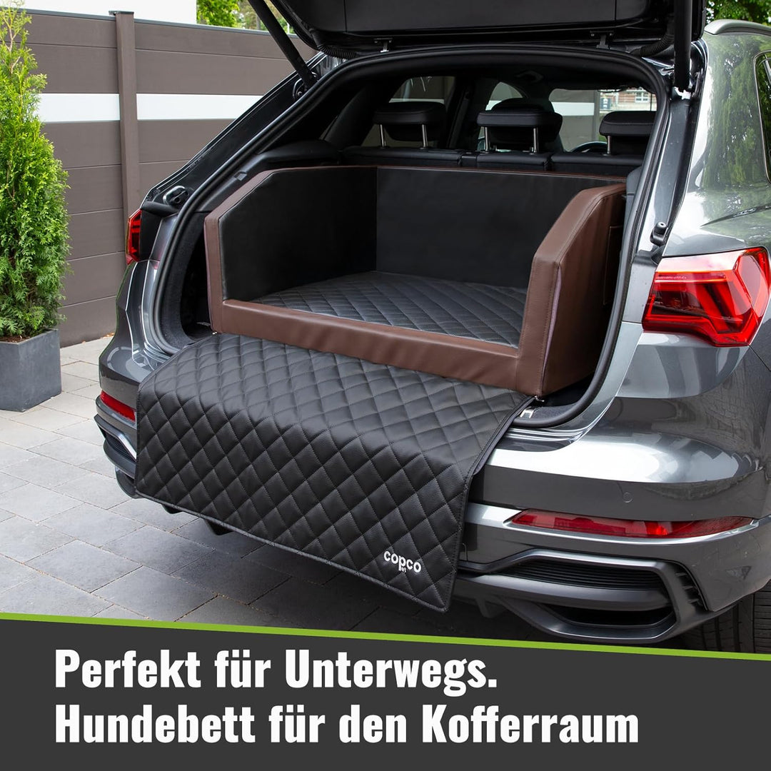 Hundebox Auto Kofferraumschutz Hund mit ladekantenschutz Kofferraum【Mit Tasche】 Kofferraum schutzmat