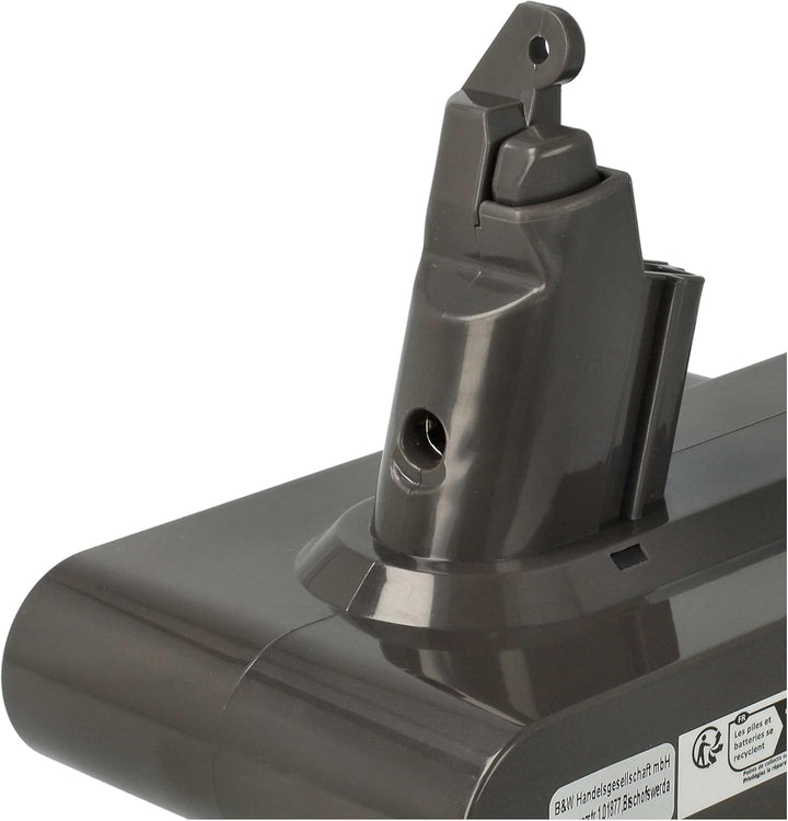 1x Akku Ersatz für Dyson 967810-23 | 967810-21 für Staubsauger Schwarz (2500 mAh, 21,6 V, Li-Ion)