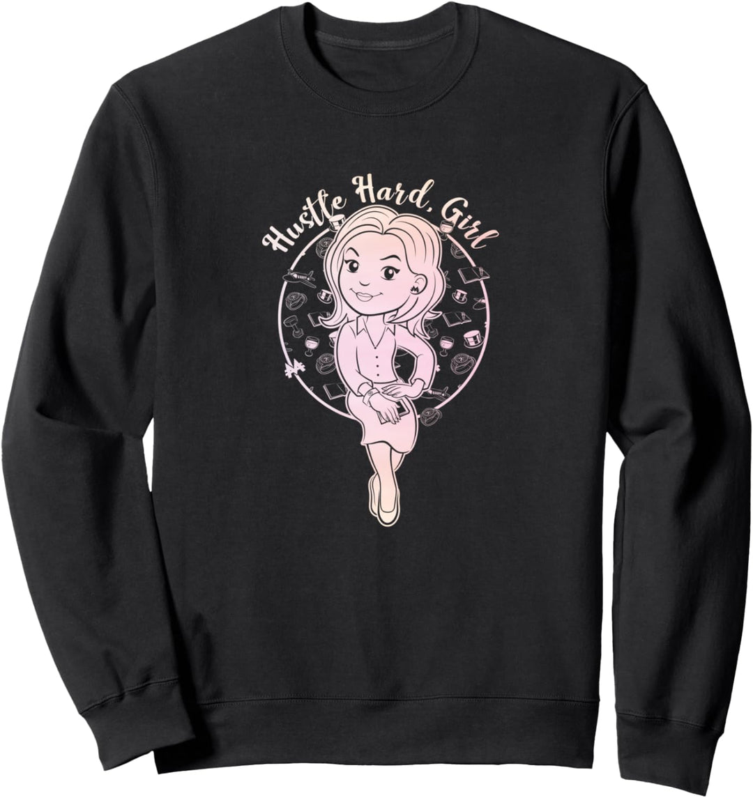 Monopoly Ms. Monopoly Hustle Hard Girl Sweatshirt