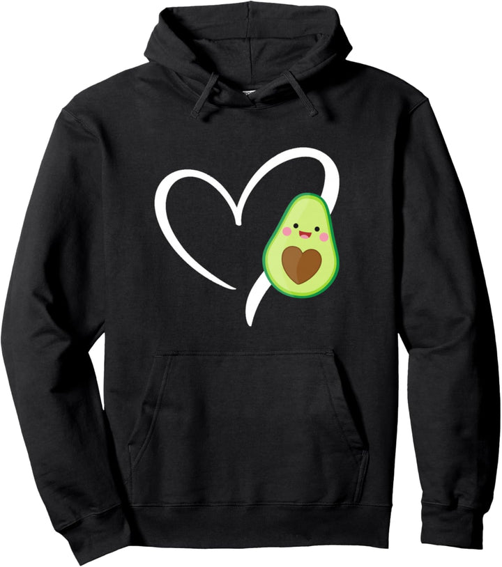 Heart Love Avocados Pullover Hoodie