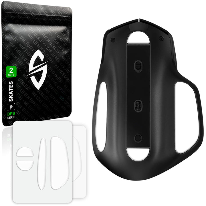 SensoryBoost DPS Glides (2er Set) kompatibel mit Logitech MX Master 2s, 1 - Ultra Schnell, Abgerunde