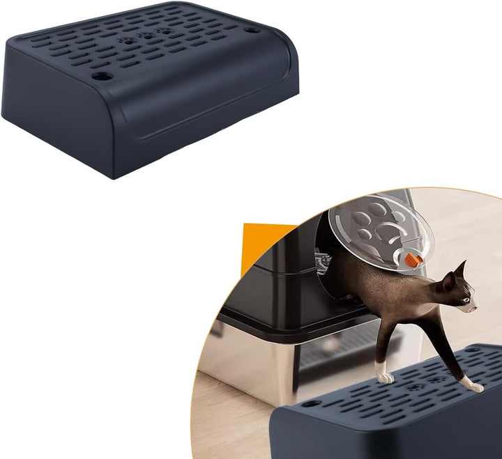 Orivin Katzentoiletten-Tritthocker Mit Waschbarer Matte, Rutschfeste Pedaltreppe Für Katzentoiletten
