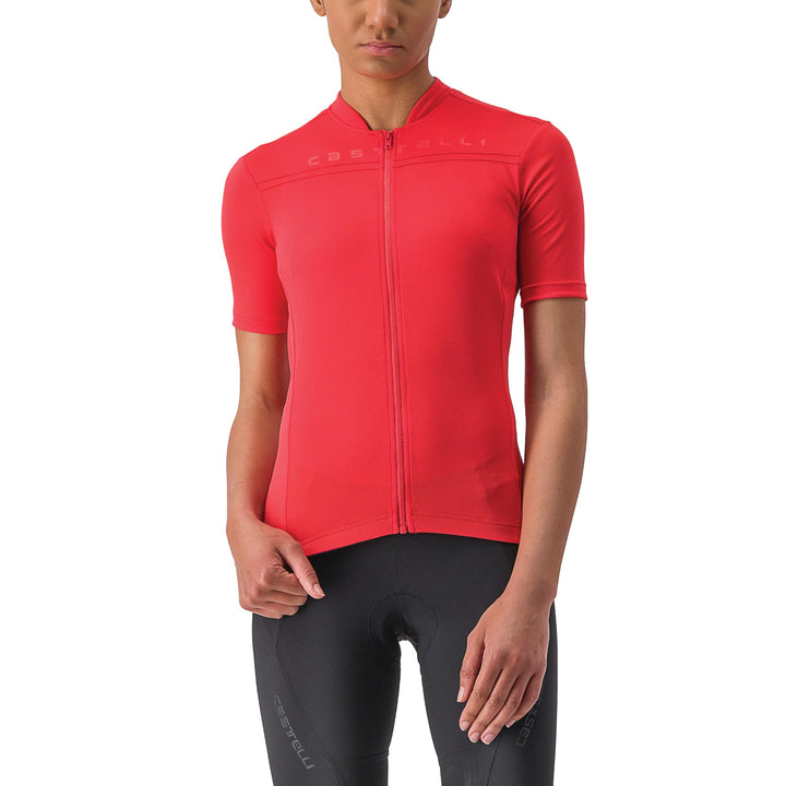 CASTELLI Damen T-Shirt XS Hibiskus, XS Hibiskus