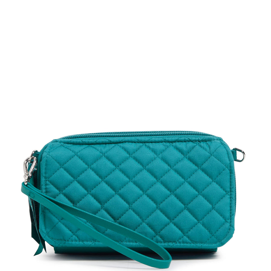 Vera Bradley Damen Iconic RFID All in One Crossbody, Signature Cotton Umhängetasche, Handtasche Fore