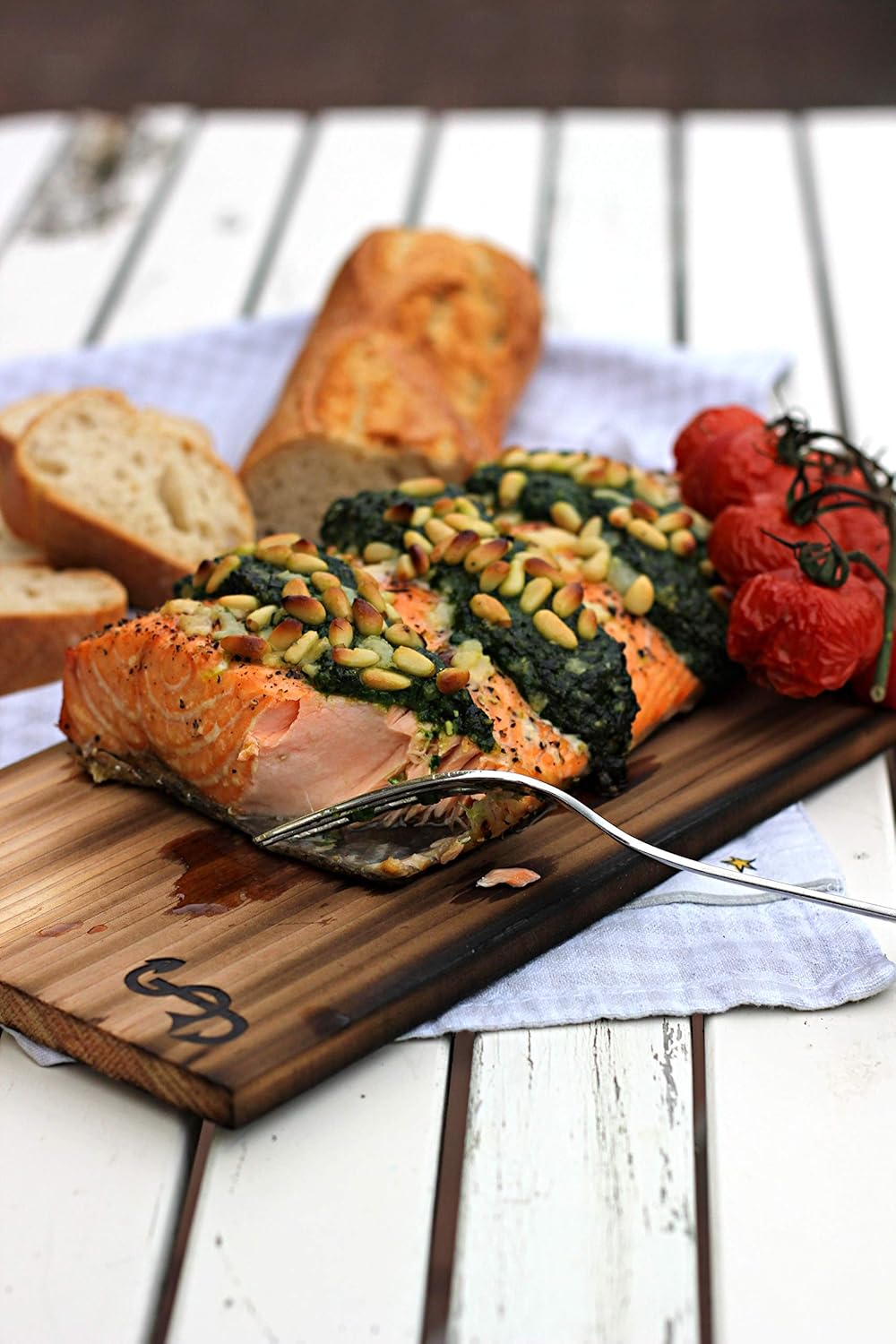 Räucherbretter im 3er Set aus reinem Zedernholz von „SJ“ – Grillbretter zum Grillen aus Red Cedar -