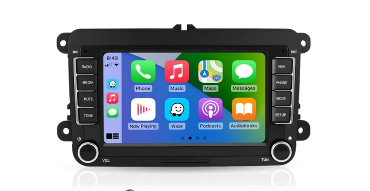 7-Zoll-Display-Autoradio für Volkswagen Seat Golf Passat Jetta Beetle Tiguan Touran EOS Skoda Seat D