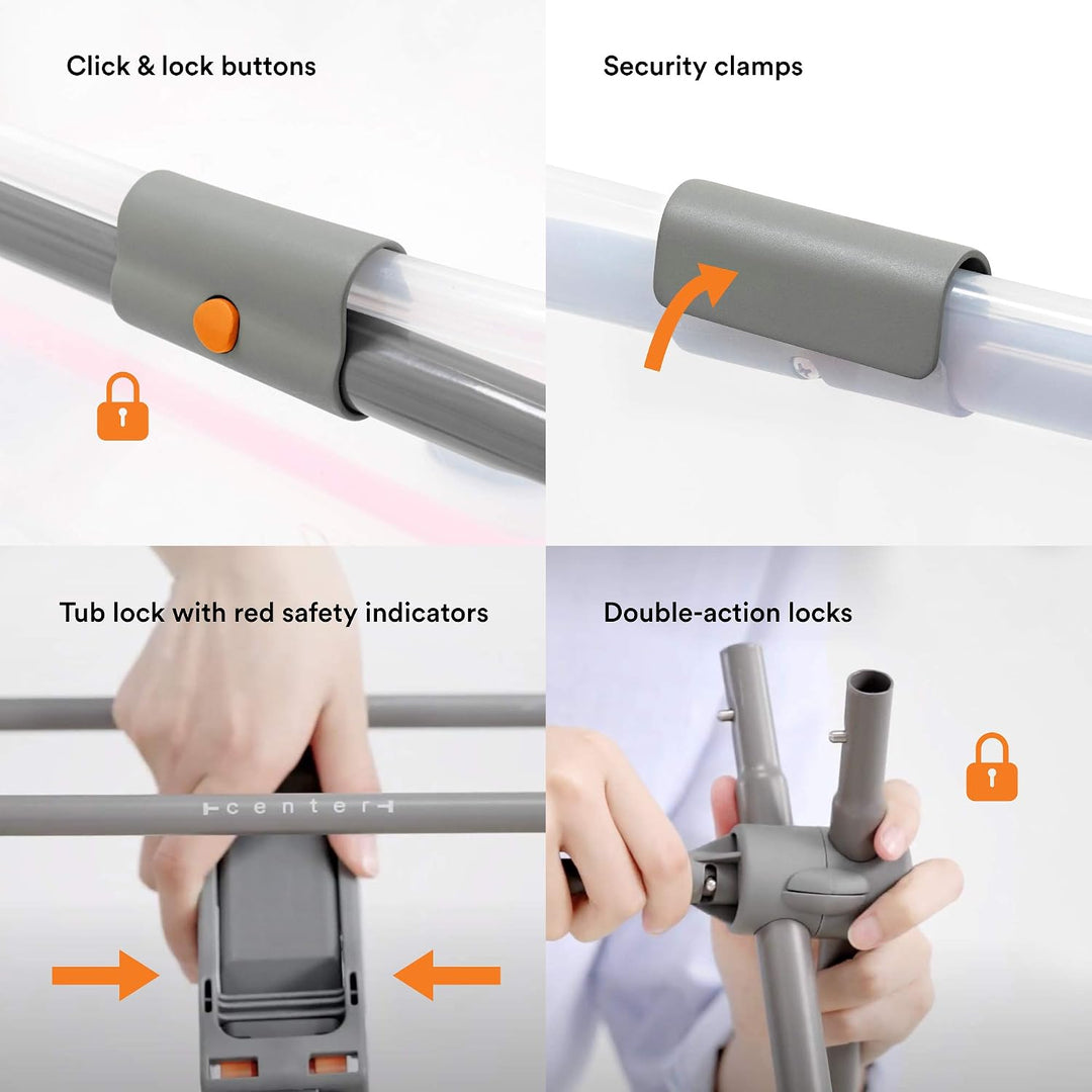 Stokke Flexi Bath Stand, Grey - Passend für Stokke Flexi Bath Faltbare Babywanne - Nicht kompatibel