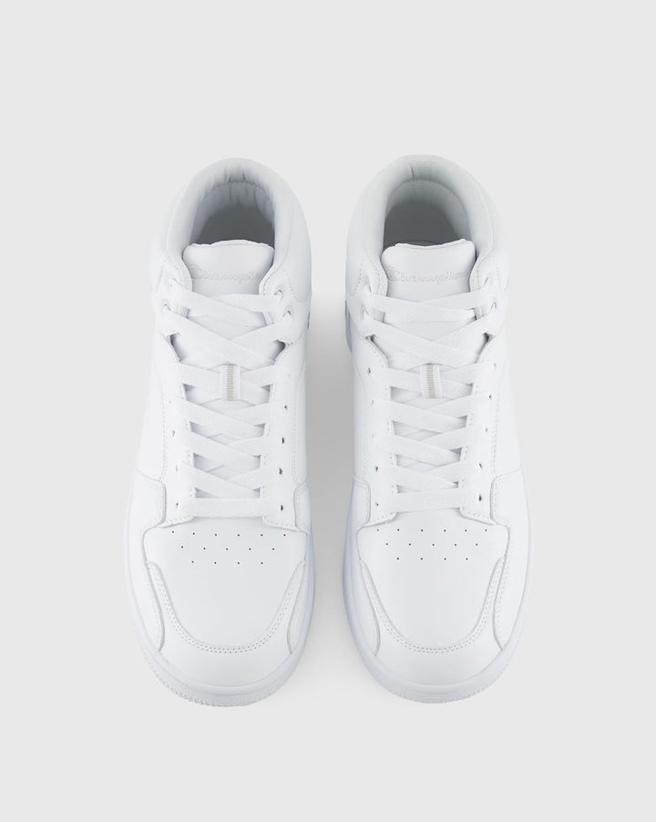 Champion Rebound 2.0 MID Herren Sneaker S21907-CHA-WW014 weiss/schwarz/grau 41 EU Weiss Ww001, 41 EU