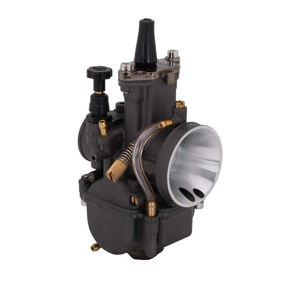JFG RACING Motorrad PWK 30 mm Vergaser Vergaser für gy6 100cc 125cc 150cc 2T 4T – Dunkelgrau