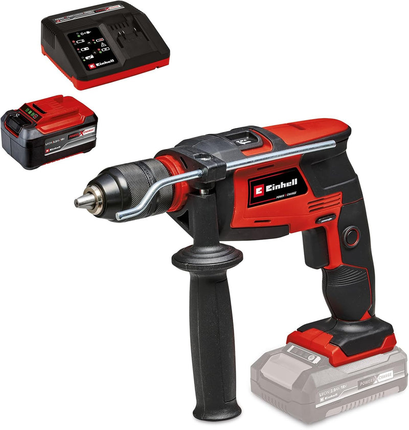 Einhell Akku-Schlagbohrmaschine TC-ID 18 Li Power X-Change (Li-Ion, 18 V, 1,5-13 mm Schnellspannbohr