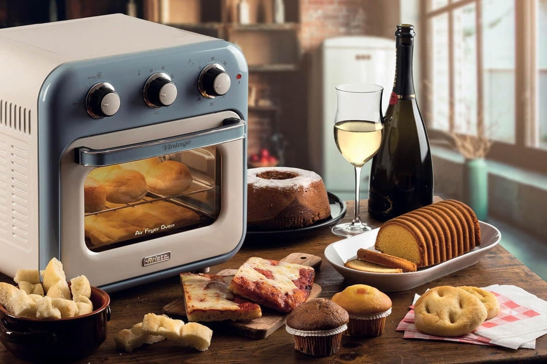 Ariete 4632 Vintage Heissluftfritteuse und Backofen, 1400 W, 2in1, 16 l Fassungsvermögen, inklusive