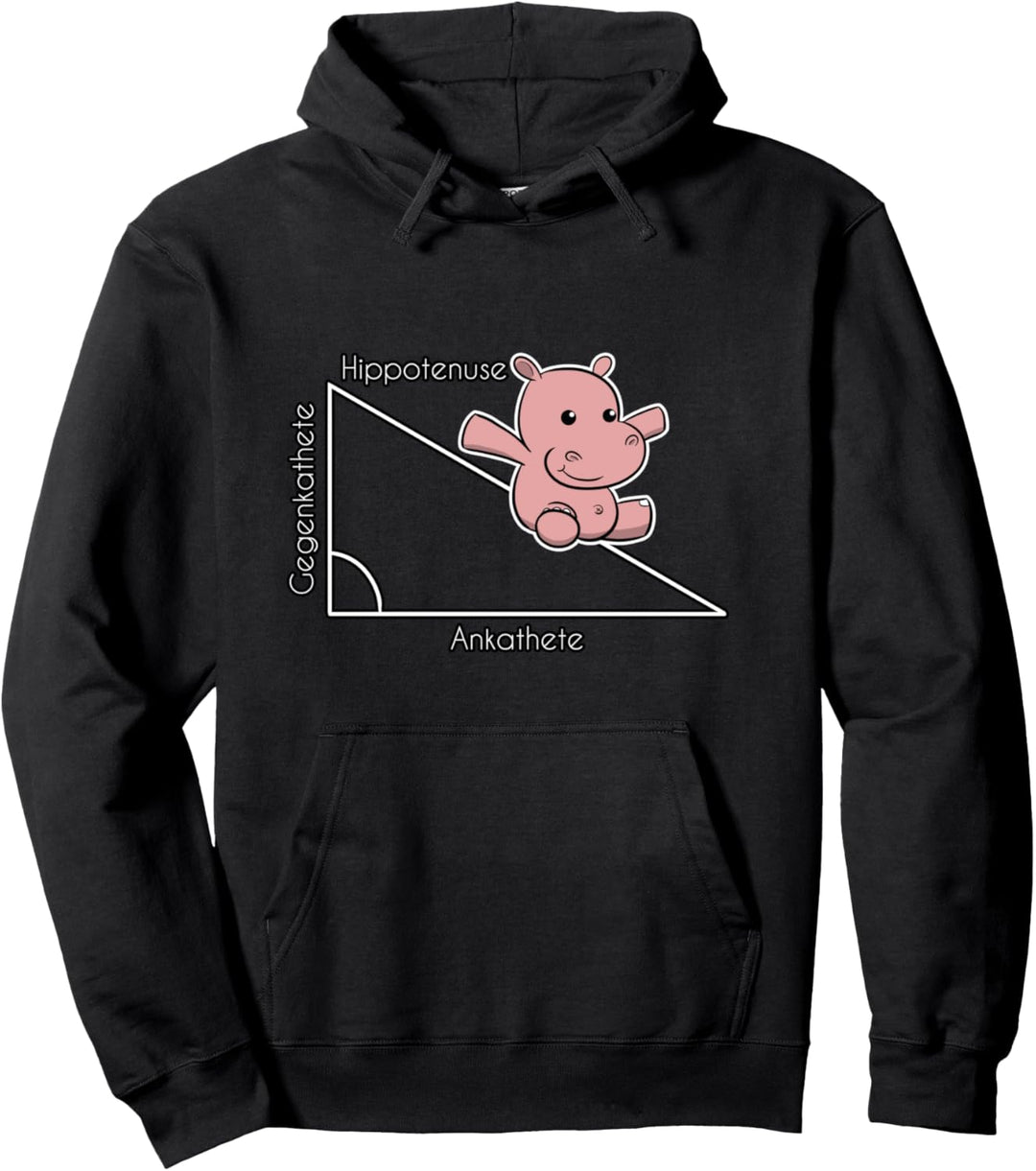 Hippotenuse Nilpferd Mathe Lehrer Lustige Mathematik Pullover Hoodie