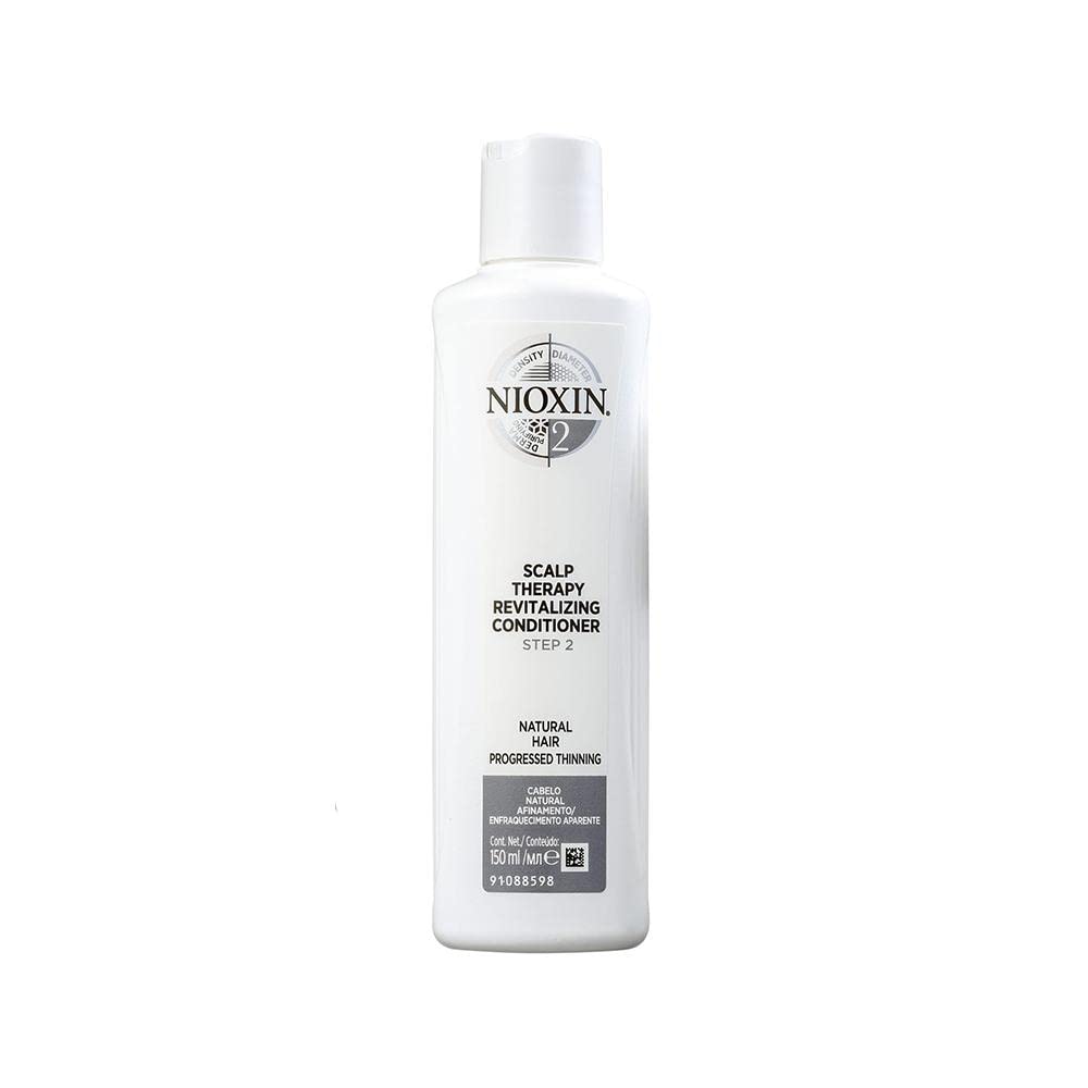 Nioxin Hair System 2 - Set Shampoo + Pflegespülung + Behandlung für feines Haar mit Schwächung, 1er