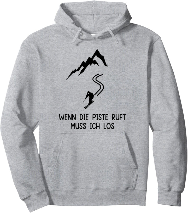 Skifahren Shirt Apres Ski Motivationsspruch Damen Herren Ski Pullover Hoodie