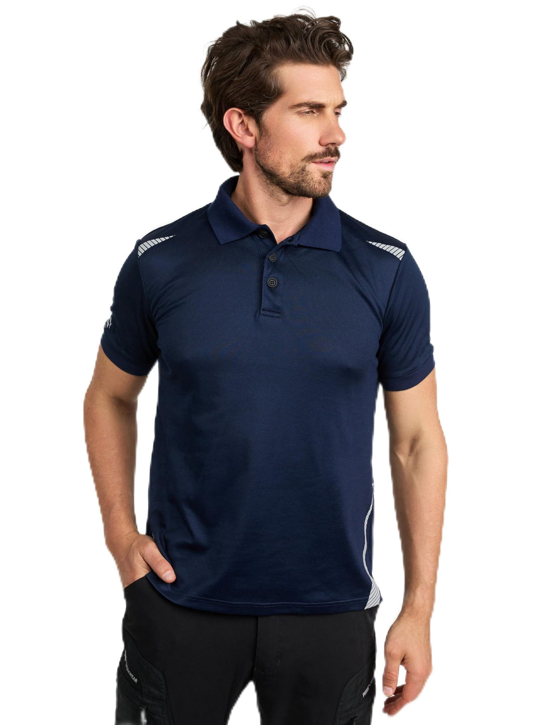 PUMA Workwear – Premium Poloshirt Herren – Funktionsshirt mit Reflektoren – Arbeitsshirt für Handwer