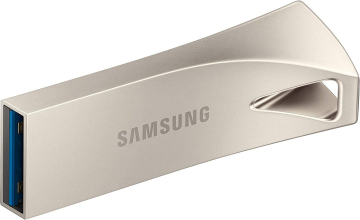 Samsung BAR Plus MUF-64BE3/AM USB-Stick 3.1, 64 GB, 200 MBit/s, Champagner-Silber silber 64 GB, silb