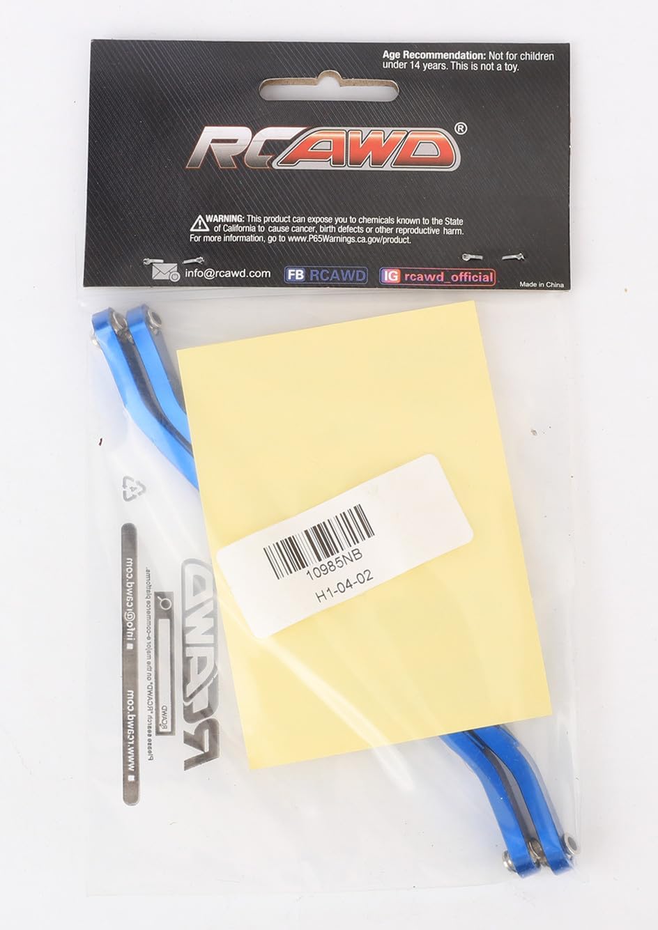 2 Stück Legierung Hinterachse zu Fahrgestell Verbindungen für RC Hobby Modellauto 1/10 VRX Octane VE