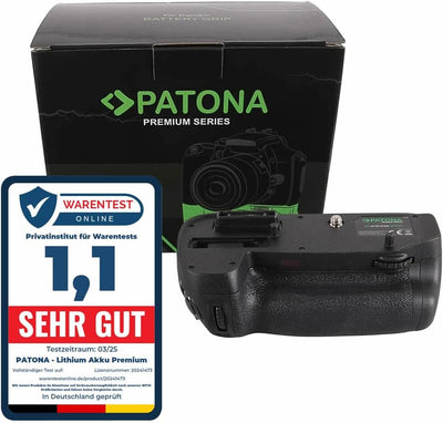 PATONA 1495 - Ersatz für Batteriegriff Nikon MB-D15 für D7100 D7200 mit IR-Fernbedienung (Batteriefa