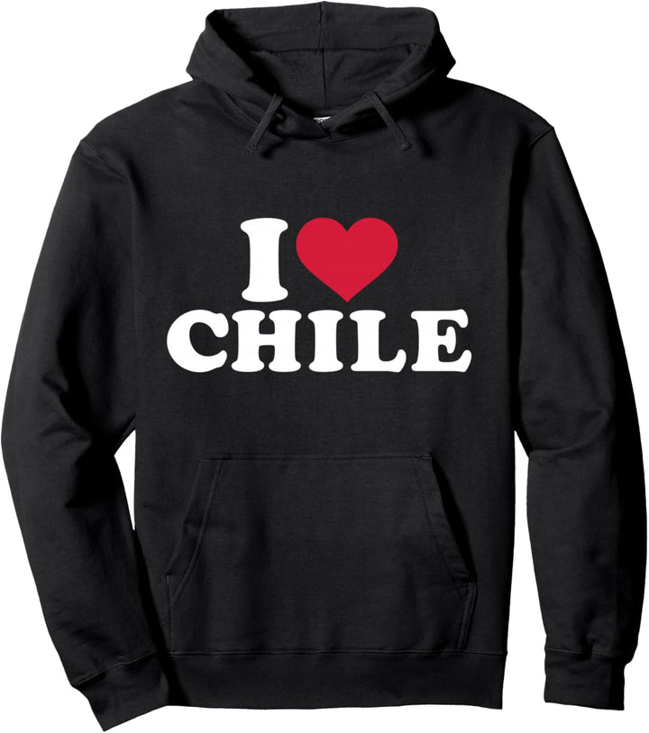 Ich liebe Chile Pullover Hoodie