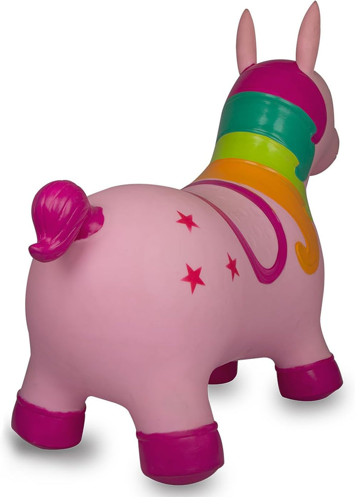 JAMARA 460316 Hüpftier Einhorn HoppyDoo - Spielzeug für Kinder, Hüpfspielzeug Baby Indoor/Outdoor, G