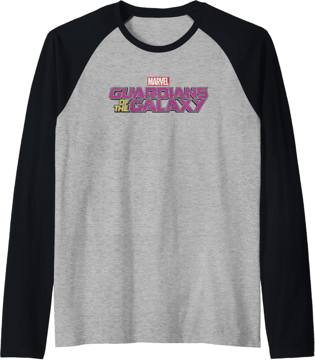 Marvel Guardians of the Galaxy Text Logo Raglan