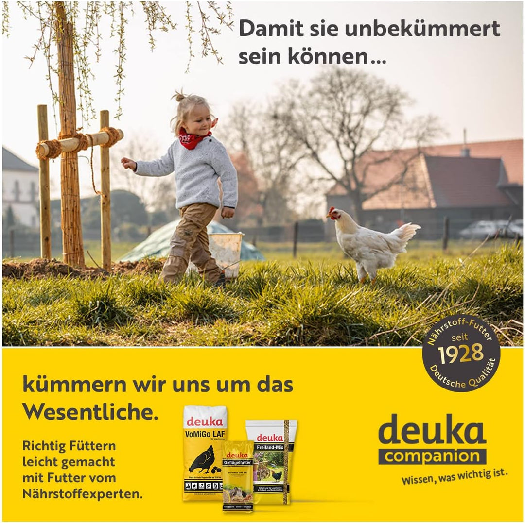 deuka Freiland-Mix 10 kg | Hühnerfutter | Abwechslungsreiches Alleinfutter | Vollnahrung für Legehen