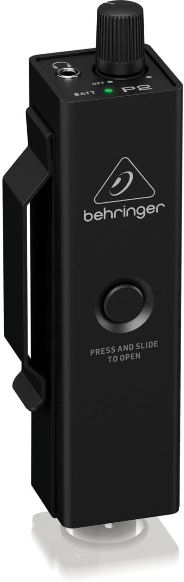 Behringer P2 Ultrakompakter persönlicher In-Ear-Monitorverstärker, Schwarz POWERPLAY P2 Single, POWE