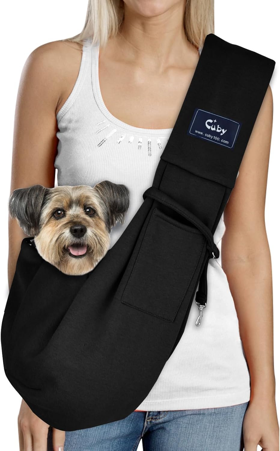 CUBY Sommer Tragetücher Hunde Kleine Hunde Katze Sling Pet Tragetuch Single Schulter Pet Bag für Rei