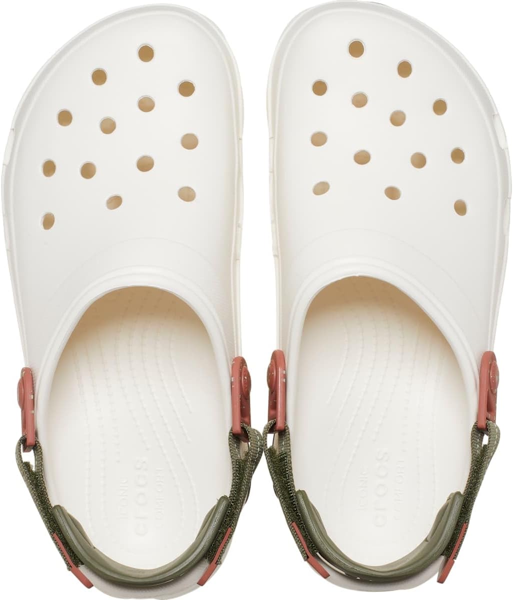 Crocs Unisex Classic All Terrain Clogs 36/37 EU Chalk, 36/37 EU Chalk