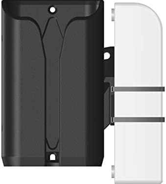 egmatec E-Bike Wandhalterung für Bosch PowerPack mit Ladegerät Montage, schwarz kompatibel mit Akkus