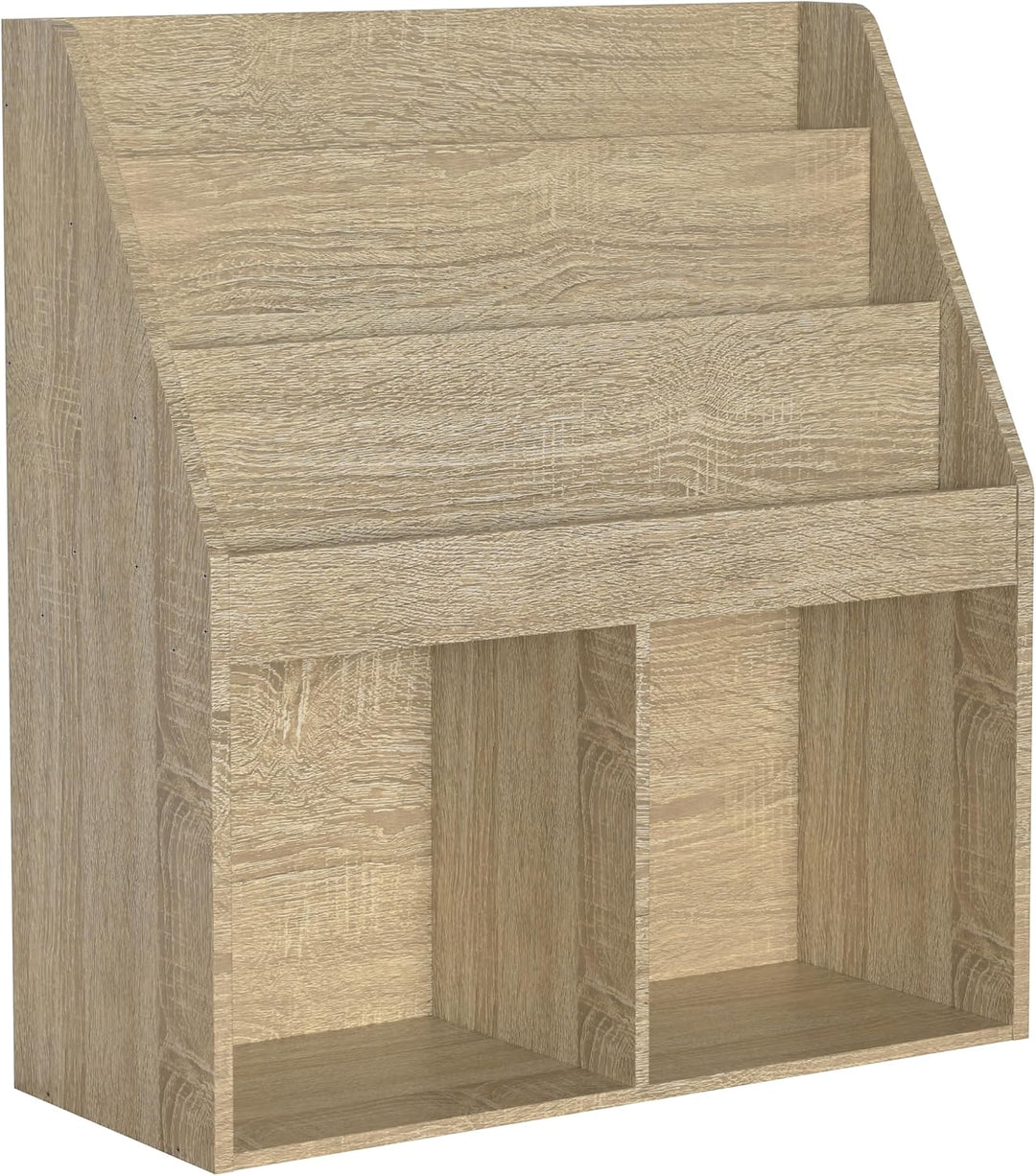 VCM Holzregal | platzsparendes Kinder Regal | Masse: H. 80 x B. 73 x T. 30 cm | Elegantes Regal steh