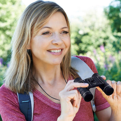 AccuBuddy Fernglas für Erwachsene & Kinder, leichtes & kompaktes Mini-Teleskop mit 12-facher Vergrös