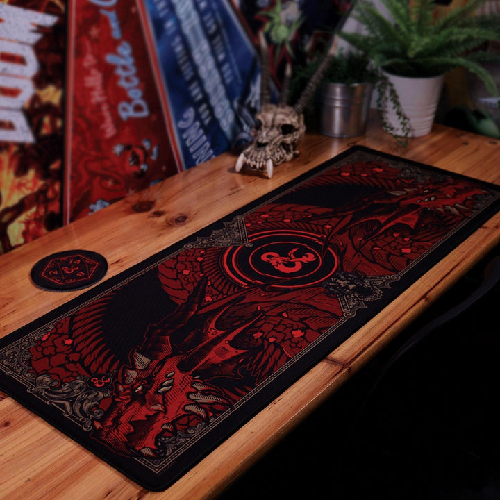 Dungeons & Dragons Gaming Mat und Untersetzer Set