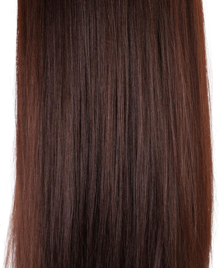 Frisierkopf Trainingsköpfe Übungskopf Friseur 24" Synthetik Haar Trainingskopf Frisurenkopf Puppenko
