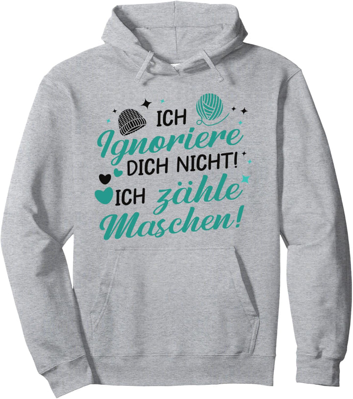 Schöner Wolle Spruch für Näherinnen - Häkeln Pullover Hoodie